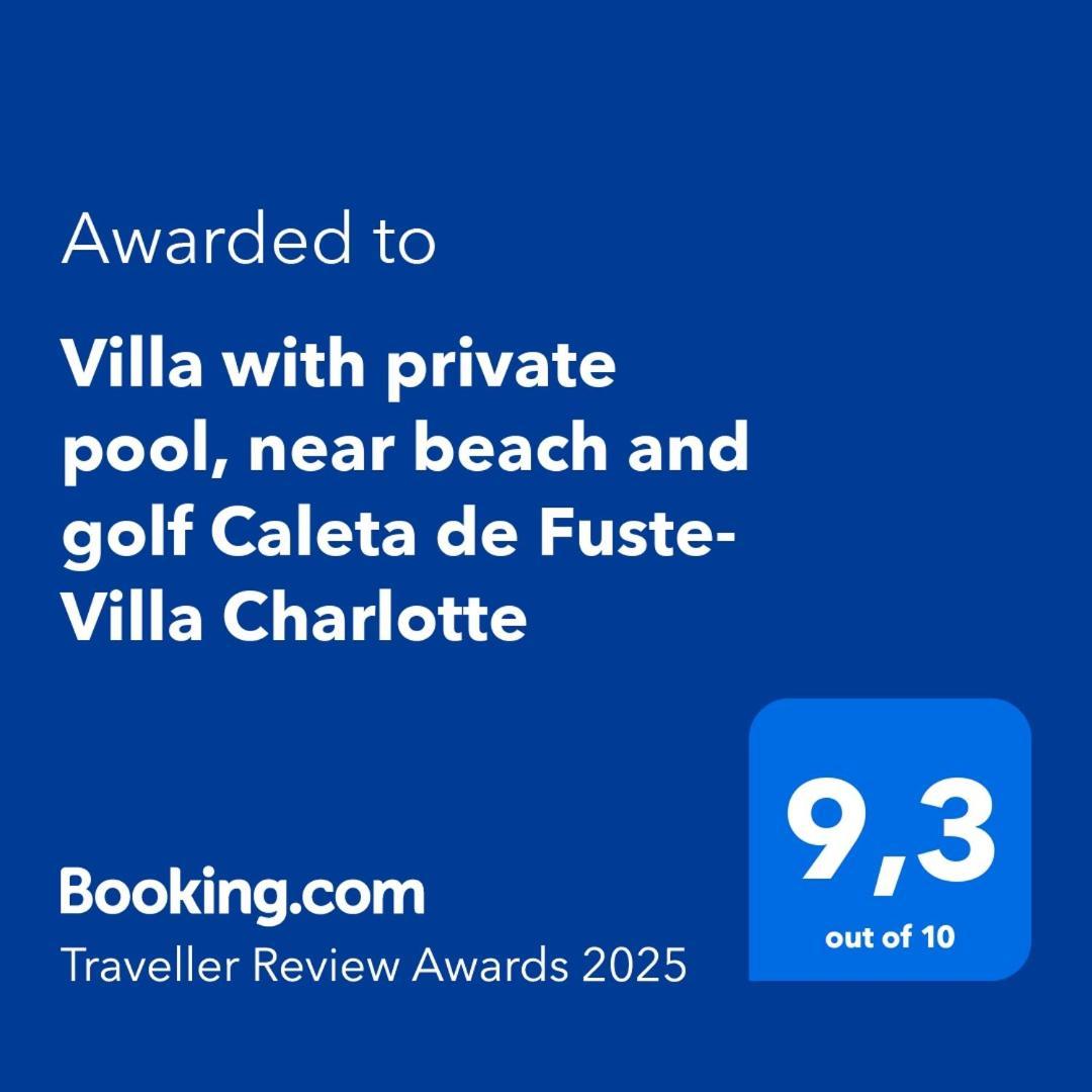 Villa With Private Pool, Near Beach And Golf Caleta De Fuste- Villa Charlotte Costa De Antigua Zewnętrze zdjęcie